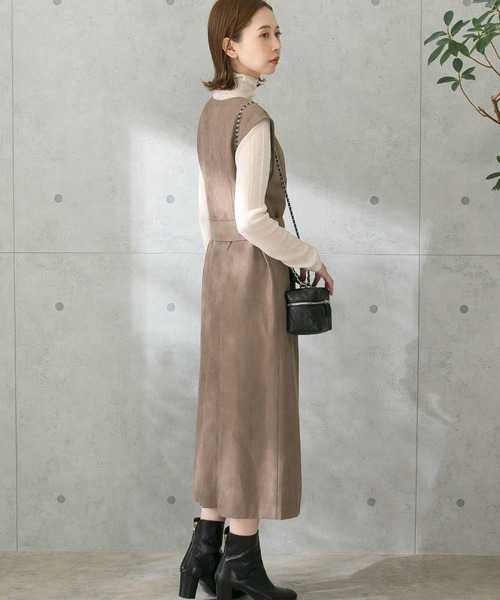 「URBAN RESEARCH ROSSO」 ノースリーブワンピース FREE モカ レディース_画像5
