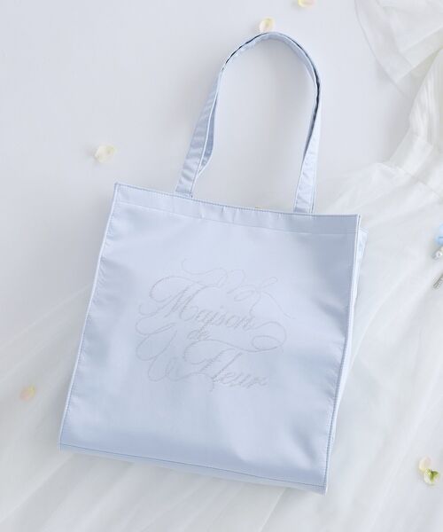 Maison de FLEUR（メゾンドフルール） トートバッグ サテンライン