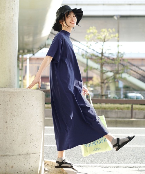 zootie（ズーティー） ワンピース 夏 半袖 汗しみない TEEワンピース