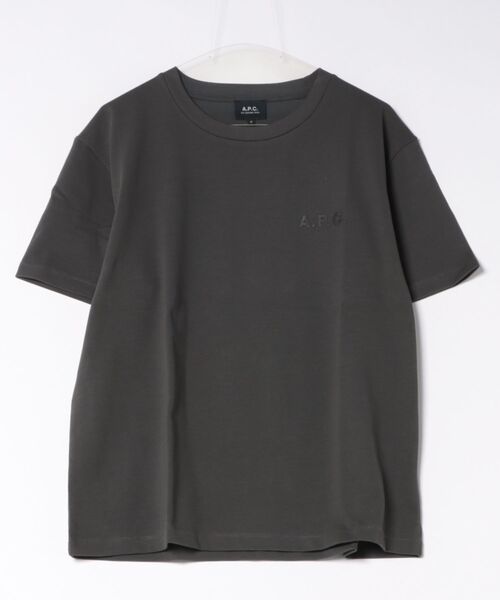 A.P.C. ロゴ Tシャツ ダークグレーM A.P.C.（アーペーセー） tシャツ T-SHIRT DAVID メンズ : ZOZOTOWN