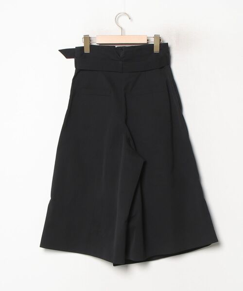 「LANVIN en Bleu」 クロップドパンツ 38 ブラック レディース_画像2