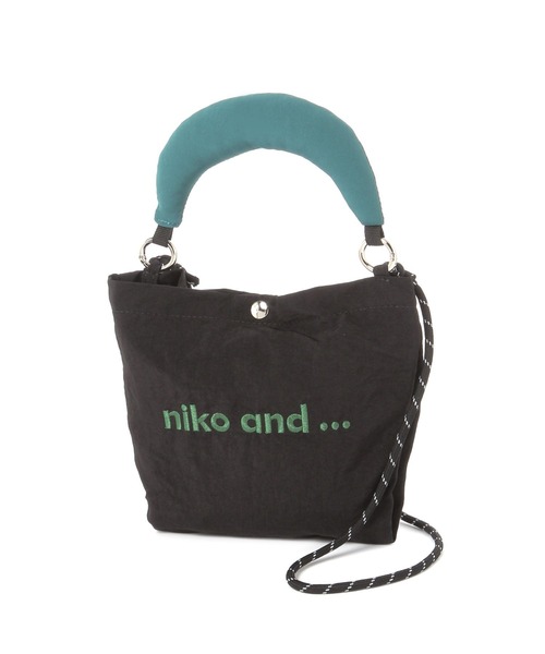 niko and…（ニコアンド） ショルダーバッグ バッグ ニコロゴパフ