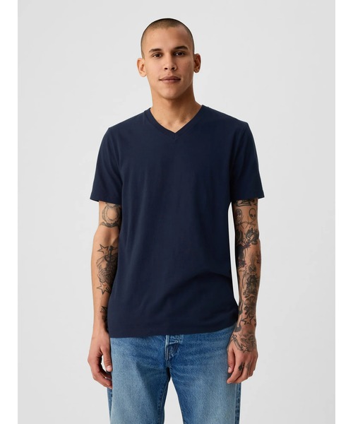 GAP（ギャップ） tシャツ スタンダードVネックTシャツ メンズ