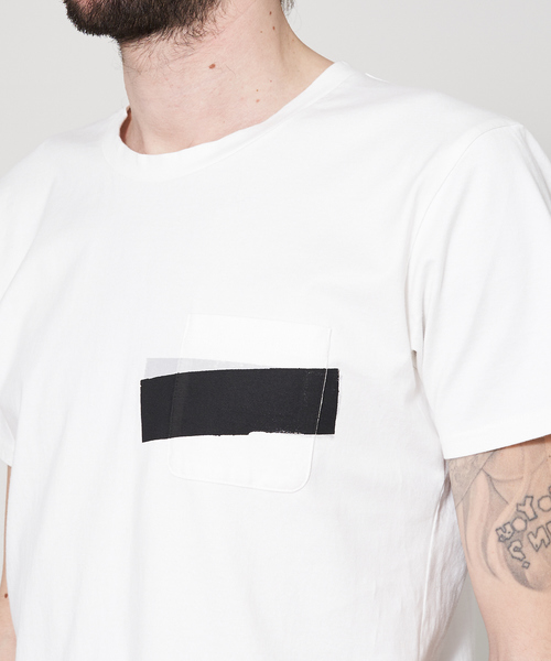 5351 POUR LES HOMMES tシャツ NEWワンライン半袖Tシャツ「ポケットver 