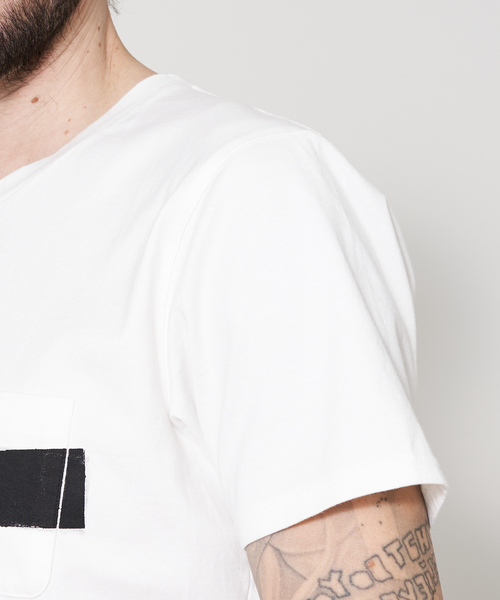 5351 POUR LES HOMMES tシャツ NEWワンライン半袖Tシャツ「ポケットver