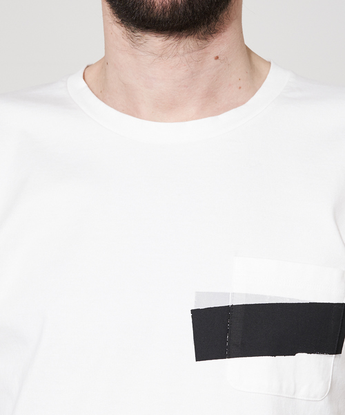 5351 POUR LES HOMMES tシャツ NEWワンライン半袖Tシャツ「ポケットver