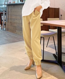 LOHEN 裾ゴムタック　ブラックパンツ High-class Chino Black/Ladies – BOBSON JEANS