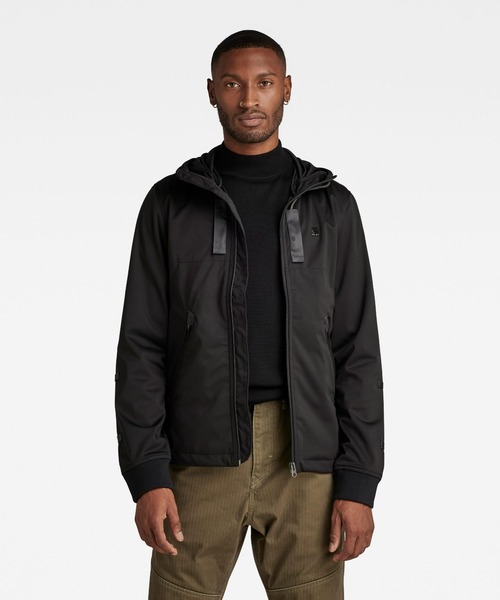 G-STAR RAW ブルゾン アウター BATT HOODED SOFTSHELL JACKET