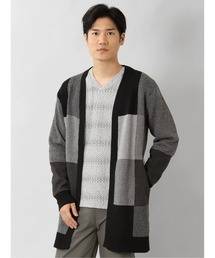 M*O様 佐藤繊維フーガ幾何学模様 ロングカーディガン M*O様 佐藤繊維フーガ幾何学模様 ロングカーディガン