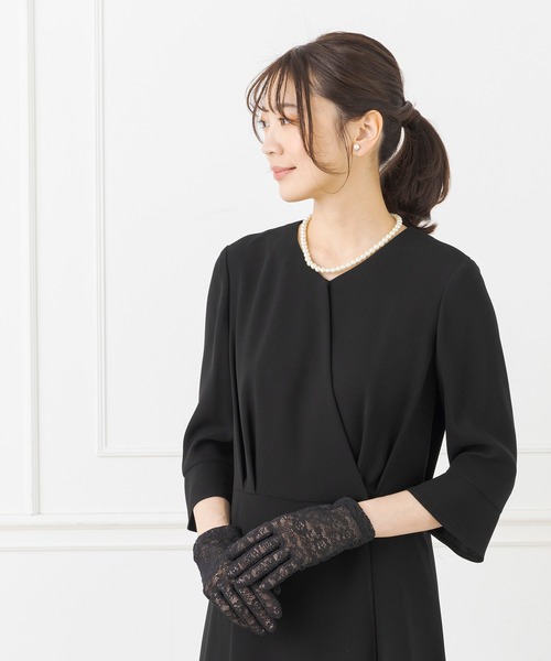 CARETTE（カレット） 喪服 手袋 ストレッチレースのフォーマル手袋