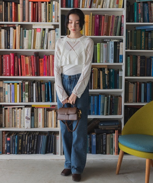 ハイウエストストレートデニム ànuke online store（アンヌーク） / Highwaist Straight