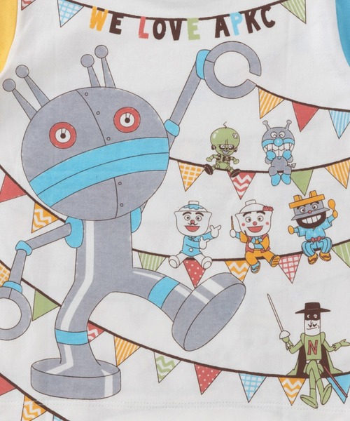 ANPANMAN KIDS COLLECTION tシャツ みんなでお座り柄Tシャツ