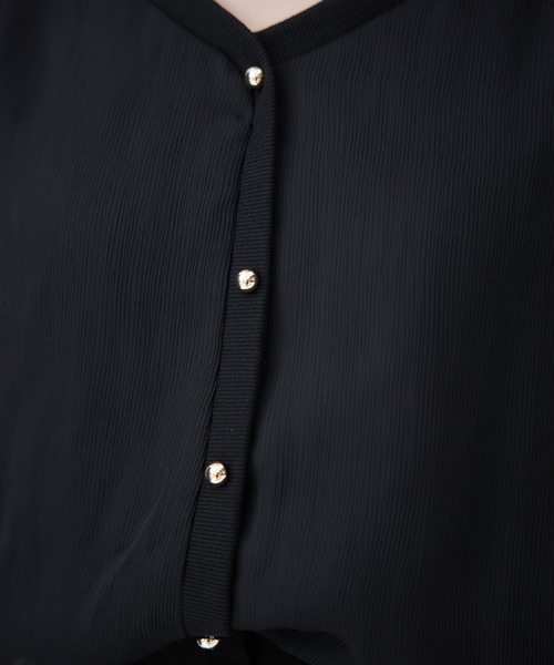 12Twelve Agenda tシャツ Vネックインナー付フリルスリーブ