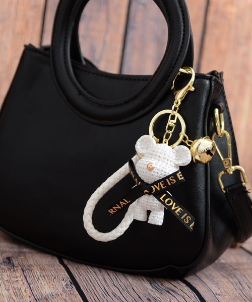VIBGYOR Women キーホルダー 「urge select」テディベア ワッフル