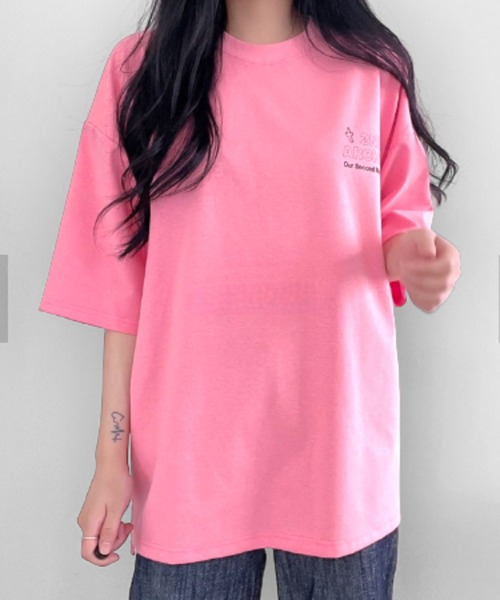 tシャツ A.N.L テープモチーフ半袖Ｔシャツ レディース ay-00034_18.jpg
