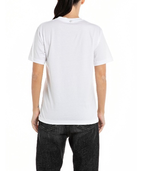 tシャツ REPLAY LOVERS コットンジャージーTシャツ レディース REPLAY tシャツ LOVERS コットンジャージーTシャツ レディース