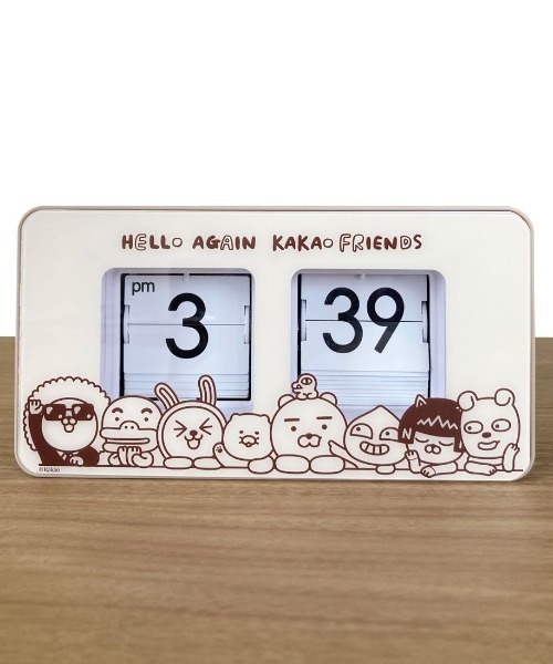 時計 「カカオフレンズ」 パタパタクロック : ZOZOTOWN Yahoo!店