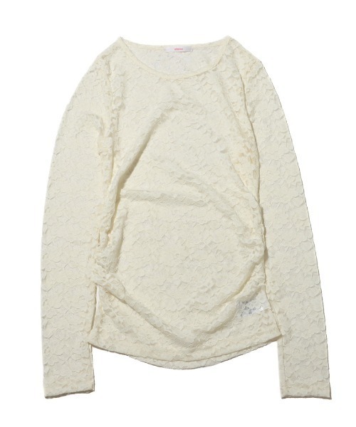 atmos pink シャーリング レース トップス レディース atmos girls pink シャーリング レース トップス レディース