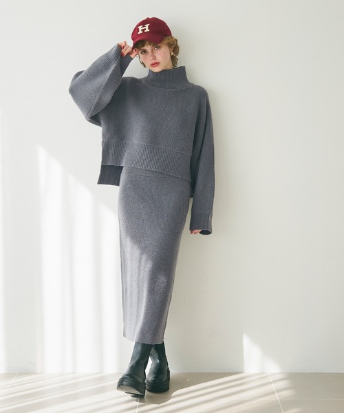 coca（コカ） ワンピース ＼新色追加／ニットセットアップワンピース