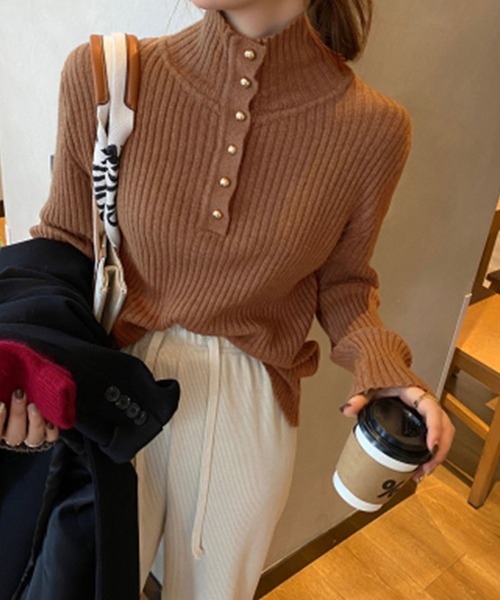 ニット 2WAYネックニットトップス レディース : ZOZOTOWN Yahoo