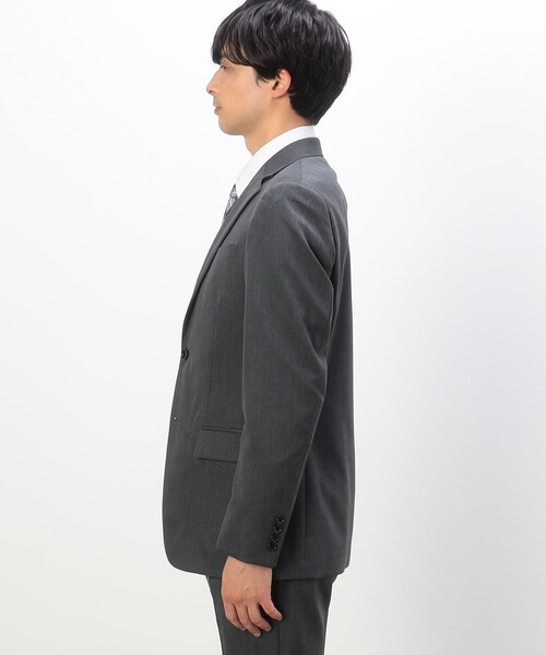 極美品　コムサイズム スーツ セットアップ L ウール　黒　就活　卒業式 COMME CA ISM（コムサイズム） セレモニースーツ フォーマル 発表会 卒