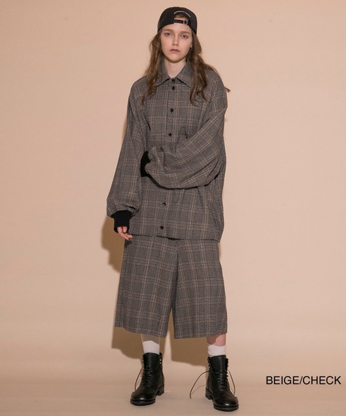 my beautiful landlet シャツ 「my landlet」COTTON TWEED