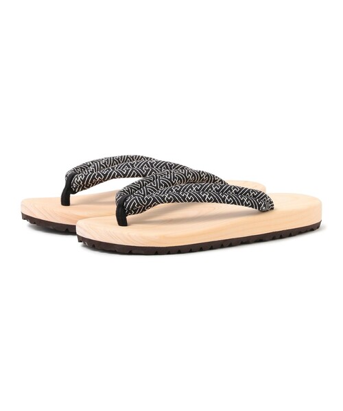 サンダル 「UNISEX」うらつか工房 × BEAMS JAPAN / 別注 下駄サンダル 柄 メンズ レディース | BEAMS JAPAN | 14