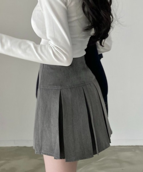LADY LIKE（レディライク） スカート ボックスプリーツミニ丈スカート