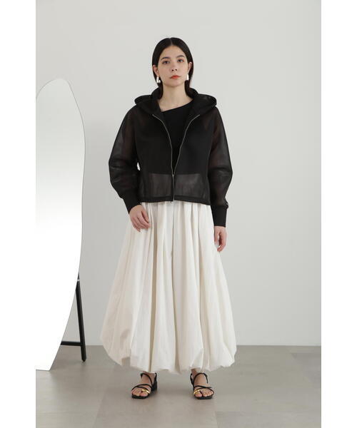 極美品✨ ジルスチュアート シアー ダンボールブルゾン ホワイト 極美品✨ ジルスチュアート シアー ダンボールブルゾン ホワイト