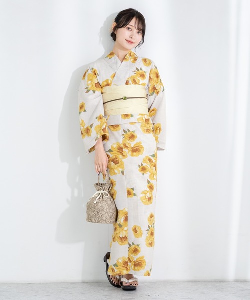 SOUBIEN（創美苑） 浴衣 夏を彩るレディース浴衣2点セット （浴衣＋帯