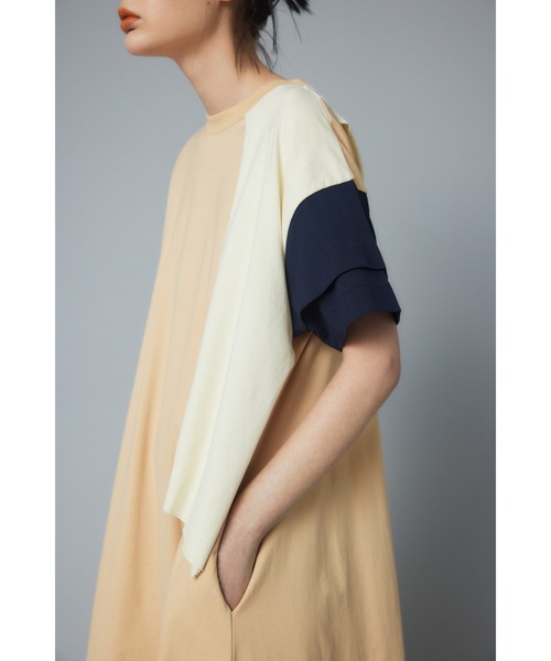 HeRIN.CYE ワンピース Layered dress レイヤードドレス : ZOZOTOWN