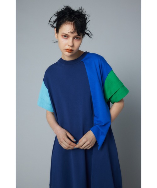 HeRIN.CYE ワンピース Layered dress レイヤードドレス : ZOZOTOWN