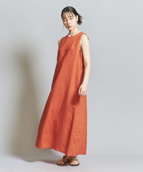 BEAUTY＆YOUTH ワンピースレースアップフレア BEAUTY＆YOUTH UNITED ARROWS ワンピース レースアップ フレア