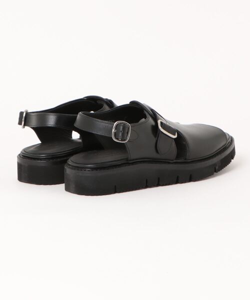 サンダル Jalan Sriwijaya/99057/2081/CALF/BLACK/VIBRAM SOLE メンズの画像