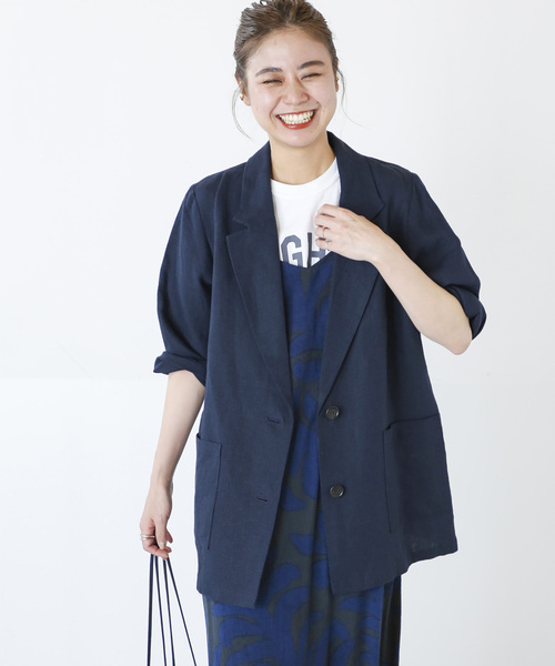 JOURNAL STANDARD relume」 ジャケット 38 ネイビー レディース  