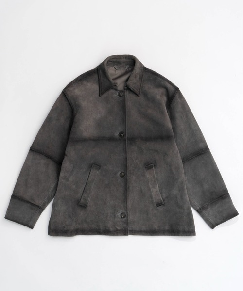 最終SALE♡ メゾンスペシャル　アウター MAISON SPECIAL ノーカラーコート コート 「UNISEX」M-47 Prime