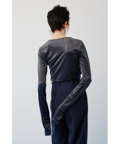HeRIN.CYE tシャツ Velor cut tops ベロアカットトップス