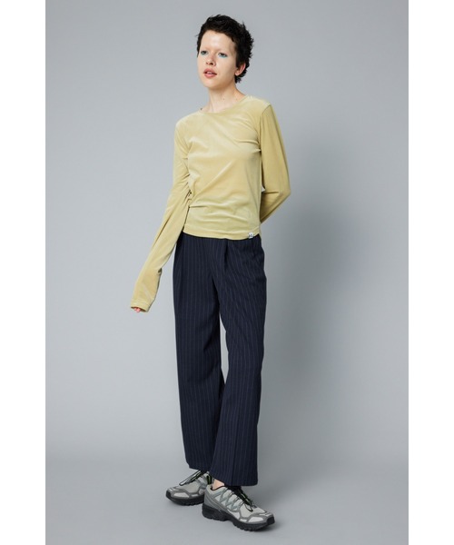 tシャツ Velor cut tops　　ベロアカットトップス レディース HeRIN.CYE tシャツ Velor cut tops ベロアカットトップス