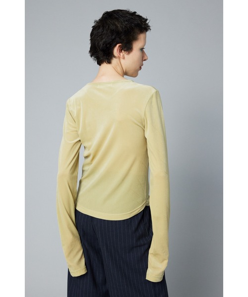 tシャツ Velor cut tops　　ベロアカットトップス レディース HeRIN.CYE tシャツ Velor cut tops ベロアカットトップス