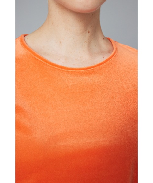 HeRIN.CYE tシャツ Velor cut tops ベロアカットトップス