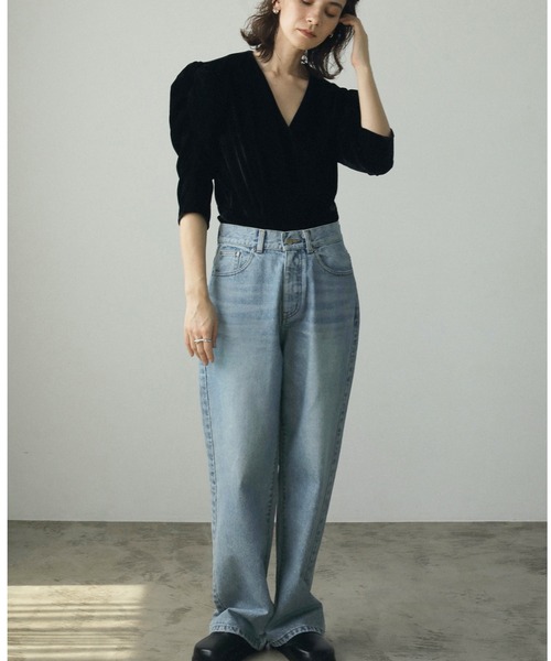 anuke Bleach Denim デニム　ジーンズ　アンヌーク　36 anuke（アンヌーク） ジーンズ デニム デニムパンツ Bleach Denim