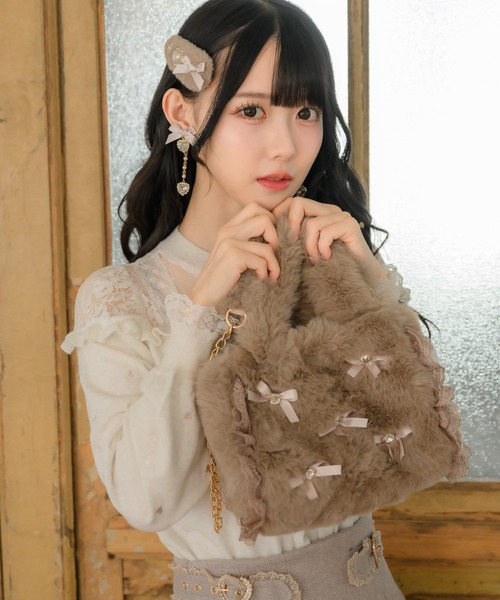 ROJITA リボン付きジャガードバッグ ROJITA Novelty Fair 2023.05 | Rlab store