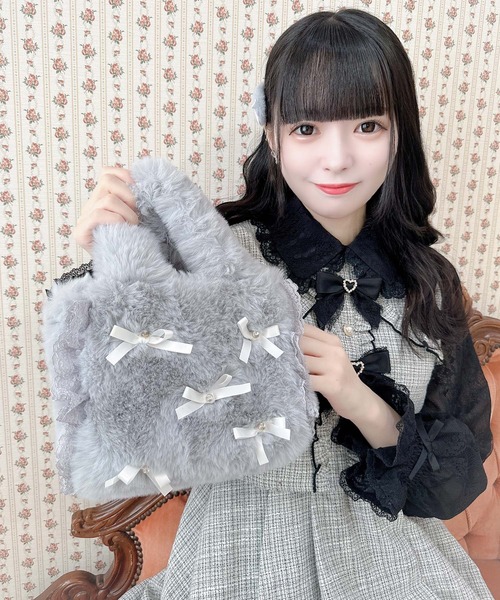 ROJITA リボン付きジャガードバッグ ROJITA Novelty Fair 2023.05 | Rlab store