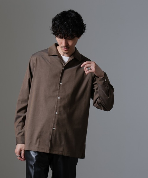 NANO universe（ナノ・ユニバース） シャツ CARREMAN 2WAYカラーシャツ