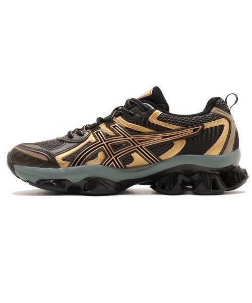 ASICS　Gel-Quantum Kinetic ショックス　 スニーカー ASICS GEL-QUANTUM KINETIC メッシュ スニーカー フェイクレザー