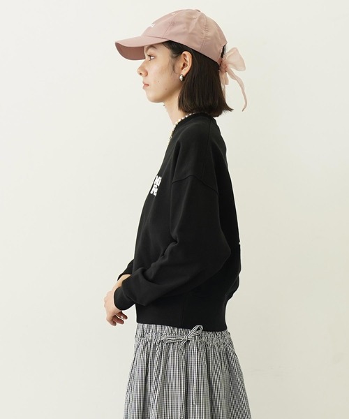 MILKFED.（ミルクフェド） トレーナー スウェット GINGHAM LOGO SHORT