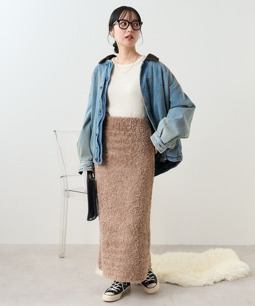 FREAK'S STORE（フリークスストア） スカート モールヤーン ニット