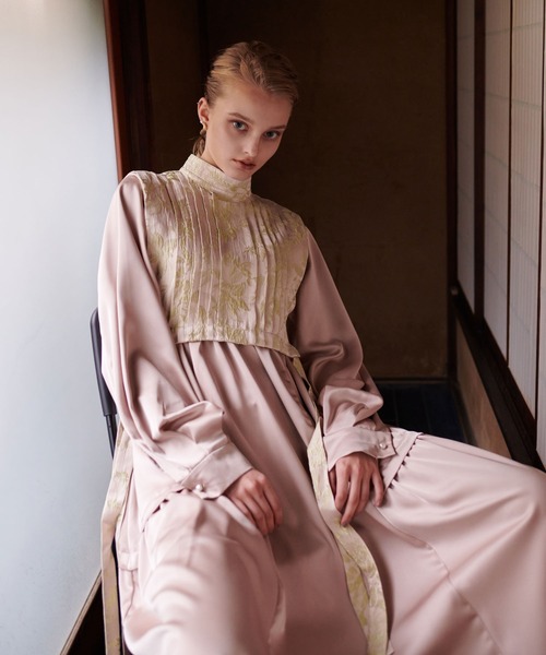 THE MILES ワンピース THEODORIC.dy Jacquard Vest Set One-piece
