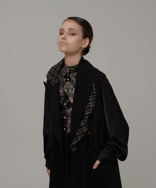 THE MILES ワンピース THEODORIC.dy Jacquard Vest Set One-piece