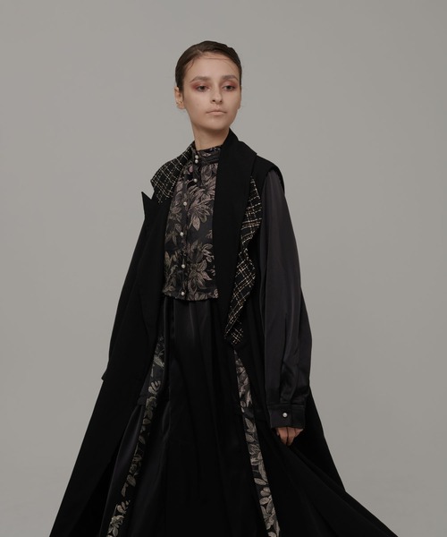 THE MILES ワンピース THEODORIC.dy Jacquard Vest Set One-piece